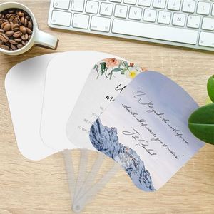 Envío Rápido 30% de Descuento en Verano Abanicos Personalizables de PET Trenzado de Doble Cara para Sublimación, Ideales para Promoción Empresarial y Uso en Oficina - Product Image 6