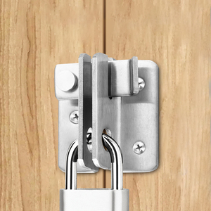 Thép không gỉ chải trượt Bolt Cửa Khóa cửa chốt nhỏ ổ khóa Hasp - Product Image 3