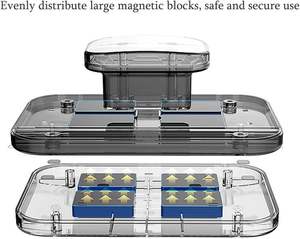 <span class=keywords><strong>Nettoyeur</strong></span> de vitres magnétique, outils de nettoyage d'essuie-glace <span class=keywords><strong>double</strong></span> face pour la maison à l'extérieur de la voiture de grande hauteur vitrée épaisse 0.1-0.39in - Product Image 4