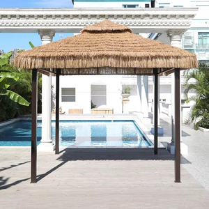 יוקרה מודרני באיכות גבוהה אלומיניום יוקרה גן מתכת גזיבו חופת גזבו חופה ופרגולה - Product Image 6