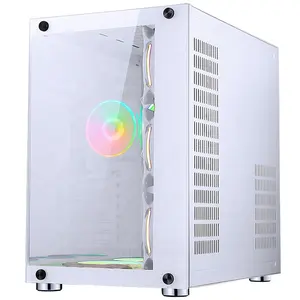280A mat beyaz yeni geliş özelleştirilmiş büyük muhafaza ATX kulesi bilgisayar PC durumda kabine oyun şasi