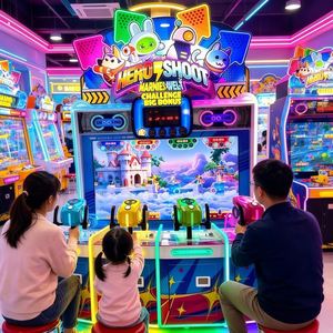 Jeu de tir d'équipe mignon sur le thème de l'interaction familiale pour 4 joueurs, pour consoles de jeux électroniques et machines de jeux - Product Image 3
