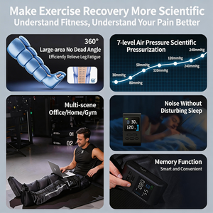 Botas de Presoterapia Profesionales de 5 Cámaras para Terapia de Compresión de Aire, Masajeador de Piernas para la Circulación Sanguínea - Product Image 6