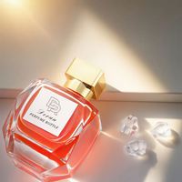 Flacon de Parfum à Pompe avec Emballage Boîte, Flacons de Parfum Premium de 100 ml au Design Unique pour Présentoir de Comptoir