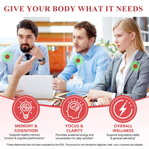 지속적인 집중력과 추진력을 위한 부직포 포커스 패치 - 열정, 명료함, 균형 잡힌 에너지 지원 (24개 패치) - Product Image 4