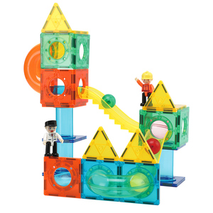 120 PIÈCES – Vente en gros usine OEM ODM – Ensemble de construction éducatif magnétique en marbre ABS couleur personnalisée CPC pour enfants - Product Image 2