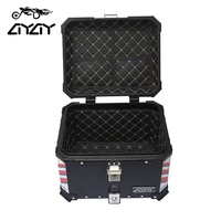 Nouvelle sacoche de moto étanche 36L, boîte de rangement, top case de moto, boîte arrière en alliage d'aluminium, boîte arrière universelle