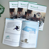 Design personnalisé imprimé de brochures numériques A5 A6, mode d'emploi du Magazine, impression de cartes de visite
