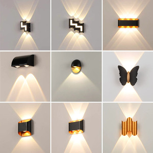 Lampe murale extérieure West River Lights, IP65, étanche, en aluminium, éclairage haut et bas, pour cour, balcon, villa - Product Image 2
