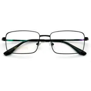 半钛框方形眼镜近视处方眼镜男女钛近视眼镜架