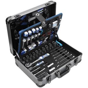 Steeltreks – Ensemble d'outils à main en aluminium 159 pièces, comprenant clé à cliquet, clé à douille et pioche, en matériau CR-V, personnalisable, OEM, avec mallette rigide - Product Image 4