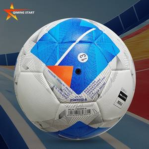 Ballons de football en cuir synthétique PU personnalisés par sublimation, taille 5, différents types de ballons d'entraînement pour la Coupe d'Europe 2024 et la Coupe du Monde - Product Image 1