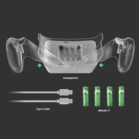 DOBE Station de charge pour casque VR Meta Quest 3, chargeur double pour manettes avec LED, accessoires de jeu pour Meta Quest 3