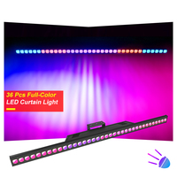 Luz de Cortina LED RGB 3 en 1 de 36*3W, Precio de Fábrica SHTX, Control DMX para DJ, Discoteca, Fiesta, Club, Boda, Barra de Luz Pixel Wash Strobe de 120W