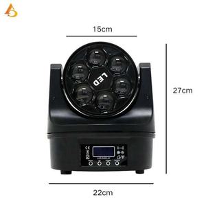 Iluminación Profesional para Escenarios, Mini Cabeza Móvil Bee Eye de 6x10w RGBW DMX - Product Image 5