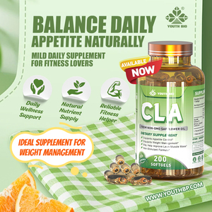 Olio di Cartamo CLA 1000mg 80% Purezza 200 Softgel Supporto per la Vitalità Coreana Halal OEM Fornitura all'Ingrosso Pronta per la Spedizione Direttamente dalla Fabbrica - Product Image 2