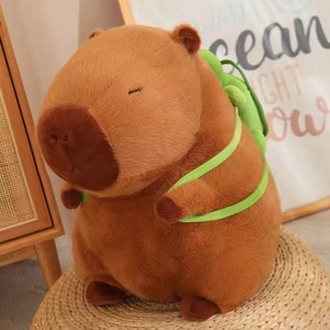 Peluche Kapybara sur mesure avec tortue sur le dos, jouet créatif et amusant, poupée en peluche, cadeau préféré des enfants, CPC - Product Image 4