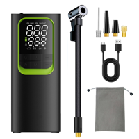 8000mAh Cordless Tire Inflator 150PSI Portable Car Air Pump 30L/min Fast Digital Air Compressor Type-C Rechargeable Tyre Pump