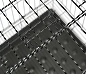 กรงสุนัขลวดเหล็กหนาพับได้กรงสุนัขหลายขนาด - Product Image 5