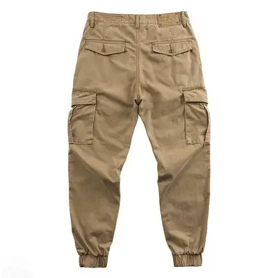Wholesale Price Casual Loose Construction Site Workers Multi Pocket Work Pants Trouser Men's Cargo Pants