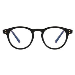 Superhot Eyewear 14861 Retro TR90 Optical Frame with Anti Blue Light Lenses Round Glasses