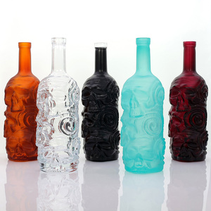 Botellas <span class=keywords><strong>de</strong></span> Vidrio Personalizadas <span class=keywords><strong>de</strong></span> 500ml <span class=keywords><strong>y</strong></span> 750ml con Pulverizador, Diferentes Colores para <span class=keywords><strong>Licor</strong></span>, Vino, Whisky, Vodka, Brandy, Tequila, Botellas Vacías <span class=keywords><strong>de</strong></span> Vidrio Flint - Product Image 3