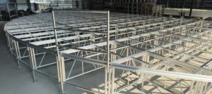 Escenario Móvil para Conciertos, Eventos y Bodas, Fácil de Instalar, Antideslizante, de Madera Contrachapada, con Altura Ajustable, en Venta - Product Image 5