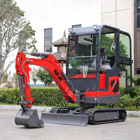 Mini-excavatrice SDJK 2 tonnes, livraison gratuite, prix de gros, fabricant de machines de terrassement CE EPA, excavatrice sur chenilles