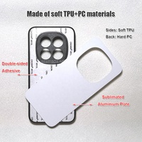 Coques de téléphone vierges en TPU PC 2D de haute qualité pour sublimation pour Redmi Note 15 Pro Plus 5G
