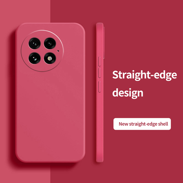 New Liquid Silicone Luxury Waterproof Colored Mobile Phone Case Cover Mobile Protective Cover for oneplus 8 9 10 11 12 13