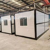 Maisons préfabriquées modulaires extensibles de 20 pieds, 30 pieds, 40 pieds, pliables, modules de vie modernes, maisons pliantes, conteneurs d'expédition