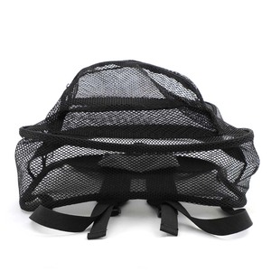 Sac à dos en maille semi-transparent robuste rembourré avec fermeture à glissière pour étudiants - Product Image 6