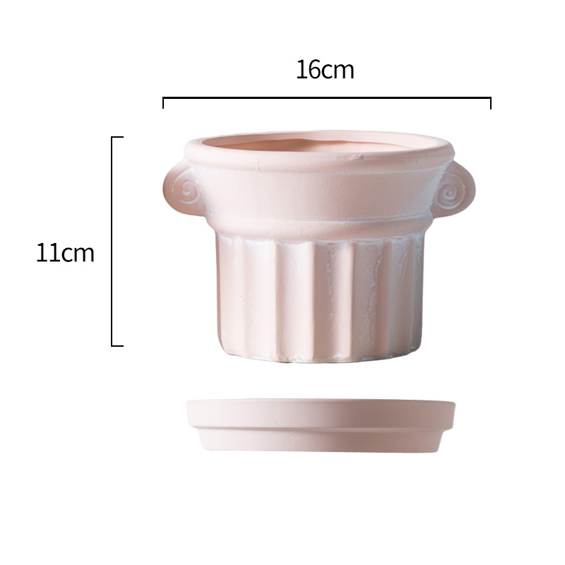 Rose clair blanc 116W Modèle 16cm