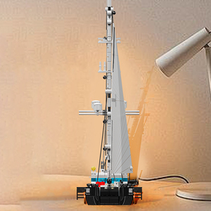 Khuôn Vua 10194 hiện đại ketch lắp ráp moc Câu Đố khối xây dựng đồ trang trí ABS trẻ em giáo dục đồ chơi tàu - Product Image 4