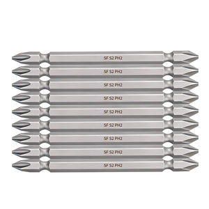 Puntas de Destornillador de Doble Extremo S2 PH2 25/65/100/150 mm, Resistentes a Impactos, Magnéticas, Antideslizantes, para Destornilladores de Impacto - Product Image 4