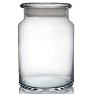Tarro de vidrio sellado con tapa de cristal, cilíndrico, transparente, con tapa tipo <span class=keywords><strong>hongo</strong></span>, para almacenamiento de té de mandarina, en stock. - Product Image 5