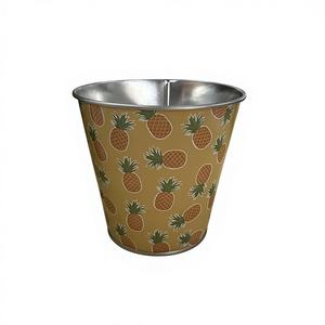 ถังเหล็กขนาดเล็กแบบส่วนตัว ป้องกันการรั่วซึม สำหรับใส่เทียน  แบบชุบสังกะสี - Product Image 3