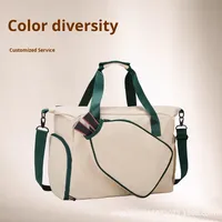 Sac de sport pour pickleball, sac à bandoulière de grande capacité, sac pour raquette de badminton, compartiment à chaussures indépendant, étanche