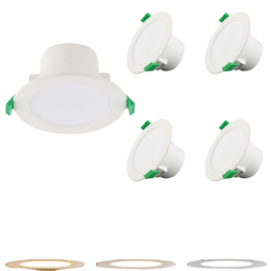 IP44 Aluminum Modern Recessed LED <b>Downlight</b> with Touch On/Off Switch Dimmable for Home/Office/Hotel Use - Product Image 1