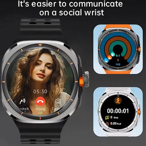 <span class=keywords><strong>U8</strong></span>ウルトラAMOLED 4Gスマートウォッチ男性用2025新品WIFI腕時計SIMカードGPS NFC 180 ° 回転カメラスポーツスマートウォッチ - Product Image 6