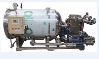 Autoclave de mise en conserve Machine de pasteurisation d'aliments en conserve Cornue de verrerie de laboratoire