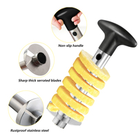 Épluche-ananas en acier inoxydable Gadgets de cuisine Outils de fruits Trancheuse manuelle de coupe d'ananas
