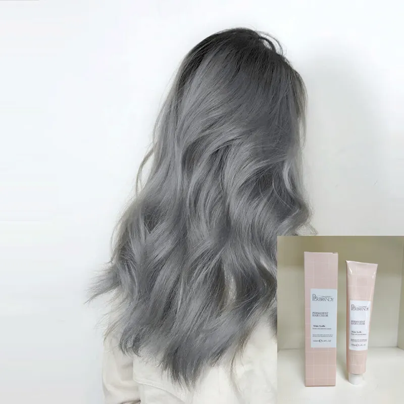 Tintura per capelli all'ingrosso in crema Color cenere permanente per il colore dei capelli