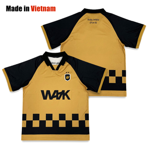 Camiseta de fútbol personalizada, camiseta de fútbol retro informal con diseño de costura por sublimación - Product Image 1