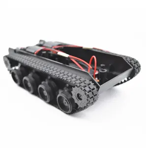 Dämpfung Balance Tank Smart Robot Chassis Plattform Fernbedienung DIY Für Ar Duino 95AE Toy Car Chassis