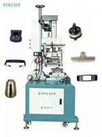 Nouvelle presse à chaud automatique haute vitesse YiNUOT en aluminium avec servomoteur pour transfert thermique, estampage, gaufrage, impression d'étiquettes sur tubes et presse à plat