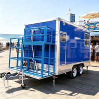 Usine de fabrication certifiée DOT FMVSS, chariot mobile pour bière, chariot à hot-dogs, camion à crème glacée en tôle galvanisée pour la publicité