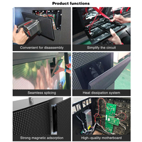 Écran LED P4 d'extérieur, grand écran LED de location, équipement de location pour fêtes, mur vidéo géant, panneau étanche pour la publicité et la scène