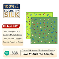 2026 Foulard en soie de mûrier sergé imprimé personnalisé, bord roulé à la main, pour femme, bandana personnalisable, faible MOQ