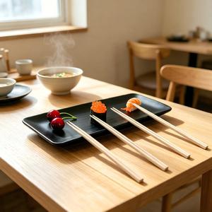 Produits Tendances 2026 Nouveautés Baguettes Pointues en Bambou Style Japonais Vaisselle Jetable Personnalisable avec Logo - Product Image 6